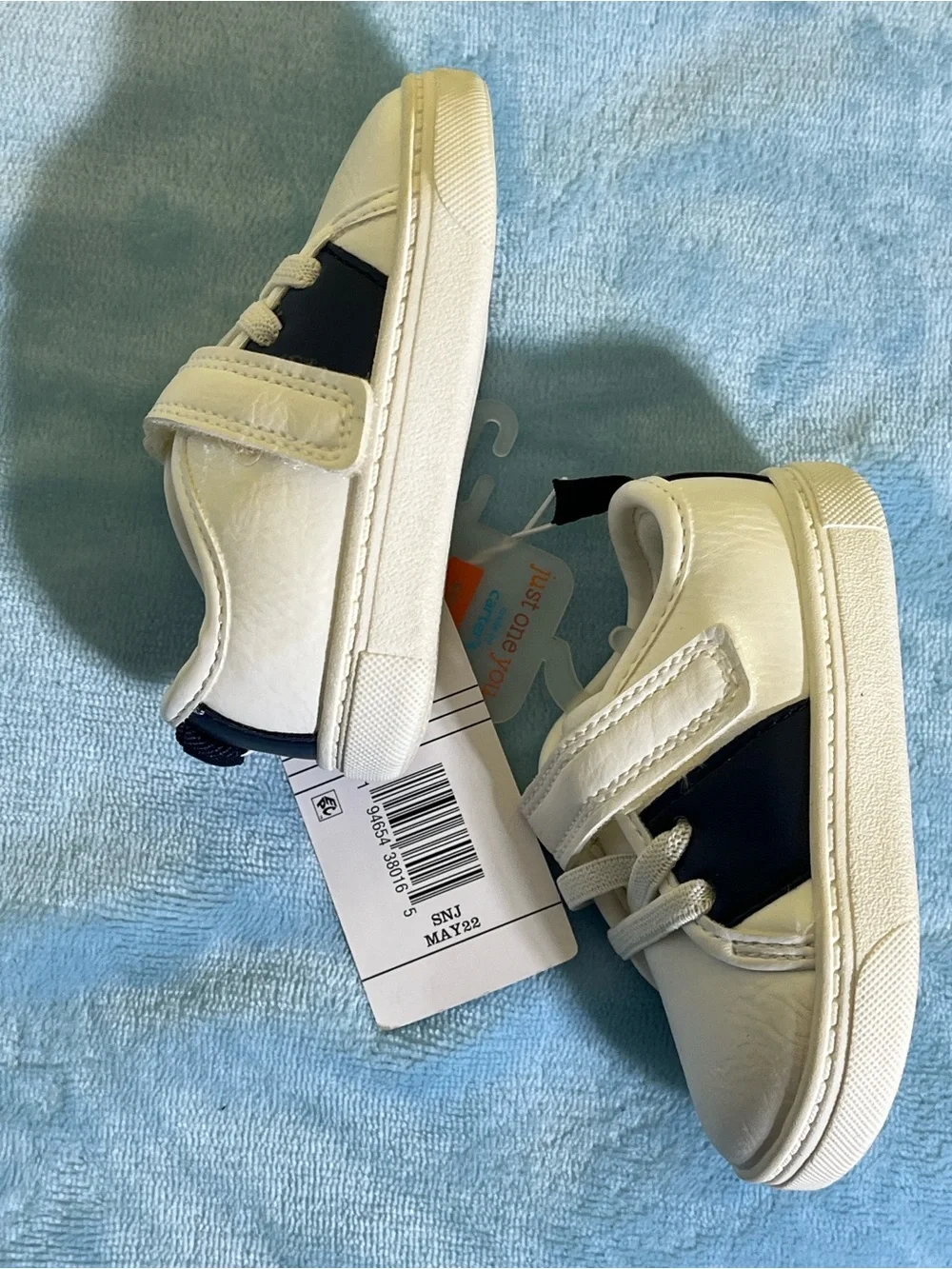 Just One You by Carter’s Baby Sneakers Size 3 (6–9 Months) NWT White & Navy